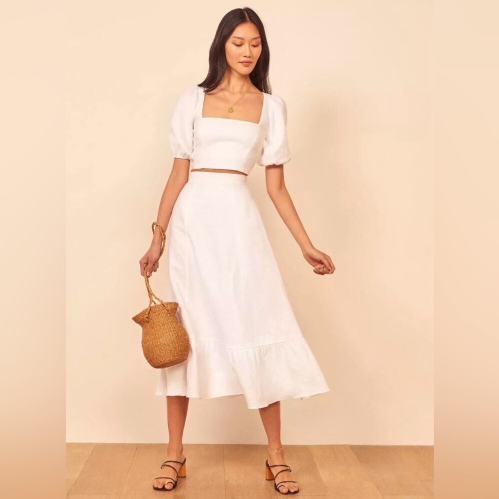 Reformation Yucca Linen Two Piece